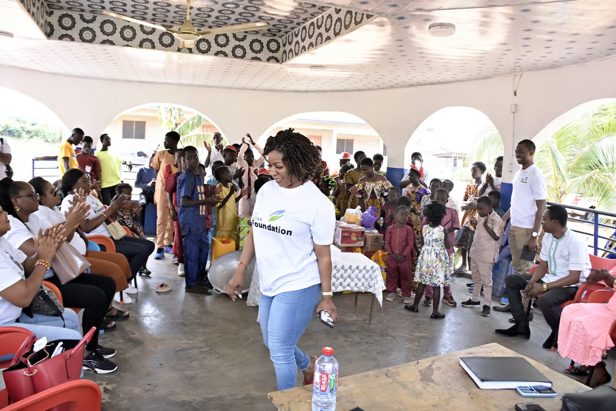 The Dotse Foundation on its first visit to the Eye of the Lord Orphanage